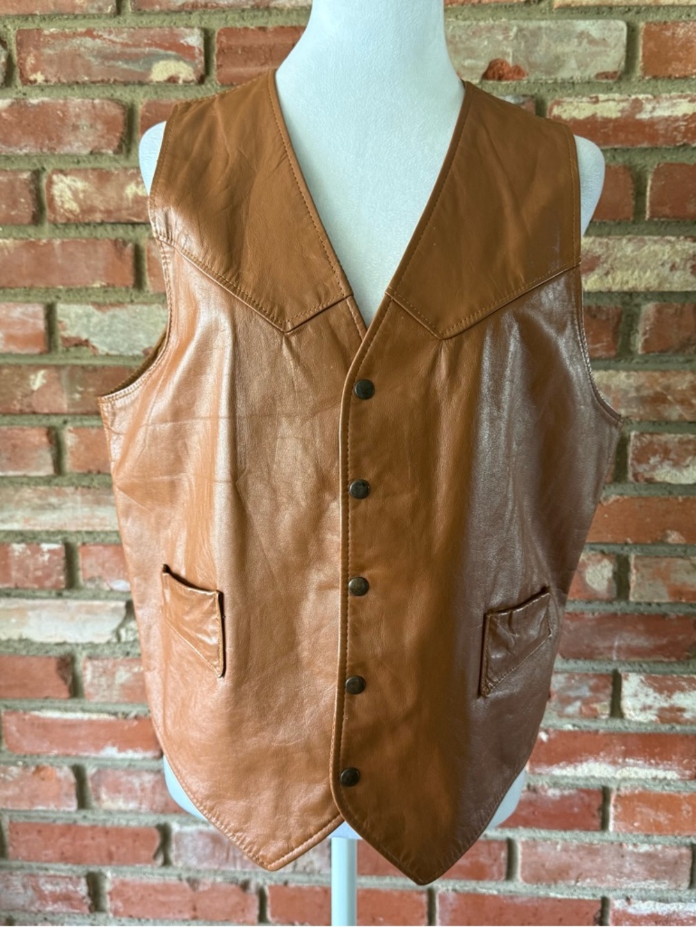 Men’s Retro The Leather Shop Vest